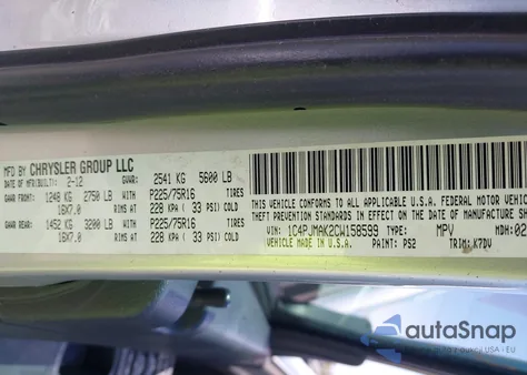 2012 Jeep Liberty Sport z USA, uszkodzony, nr VIN 1C4PJMAK2CW158599